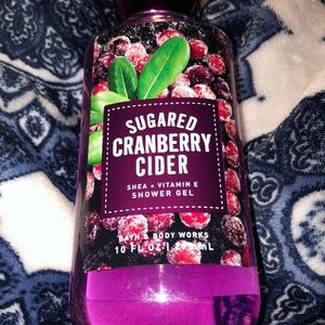 New Bath & Body Sugared Cranberry Cider Shower Gel